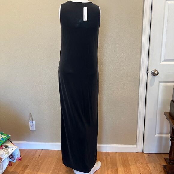 LAmade Maxi Peach Skn Blue -Gray Dress Sz.XS NWT - Picture 7 of 7